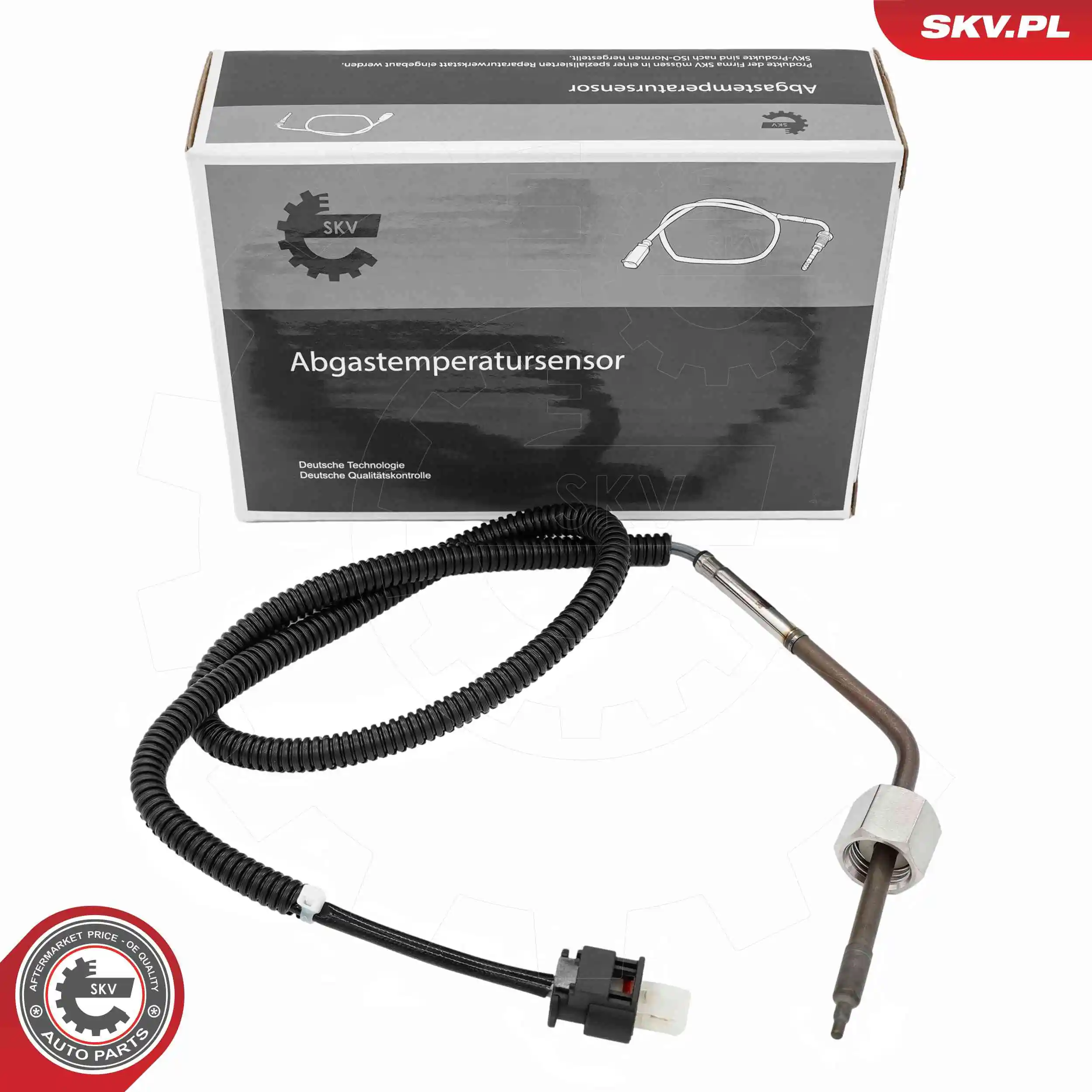 Sensor, exhaust gas temperature